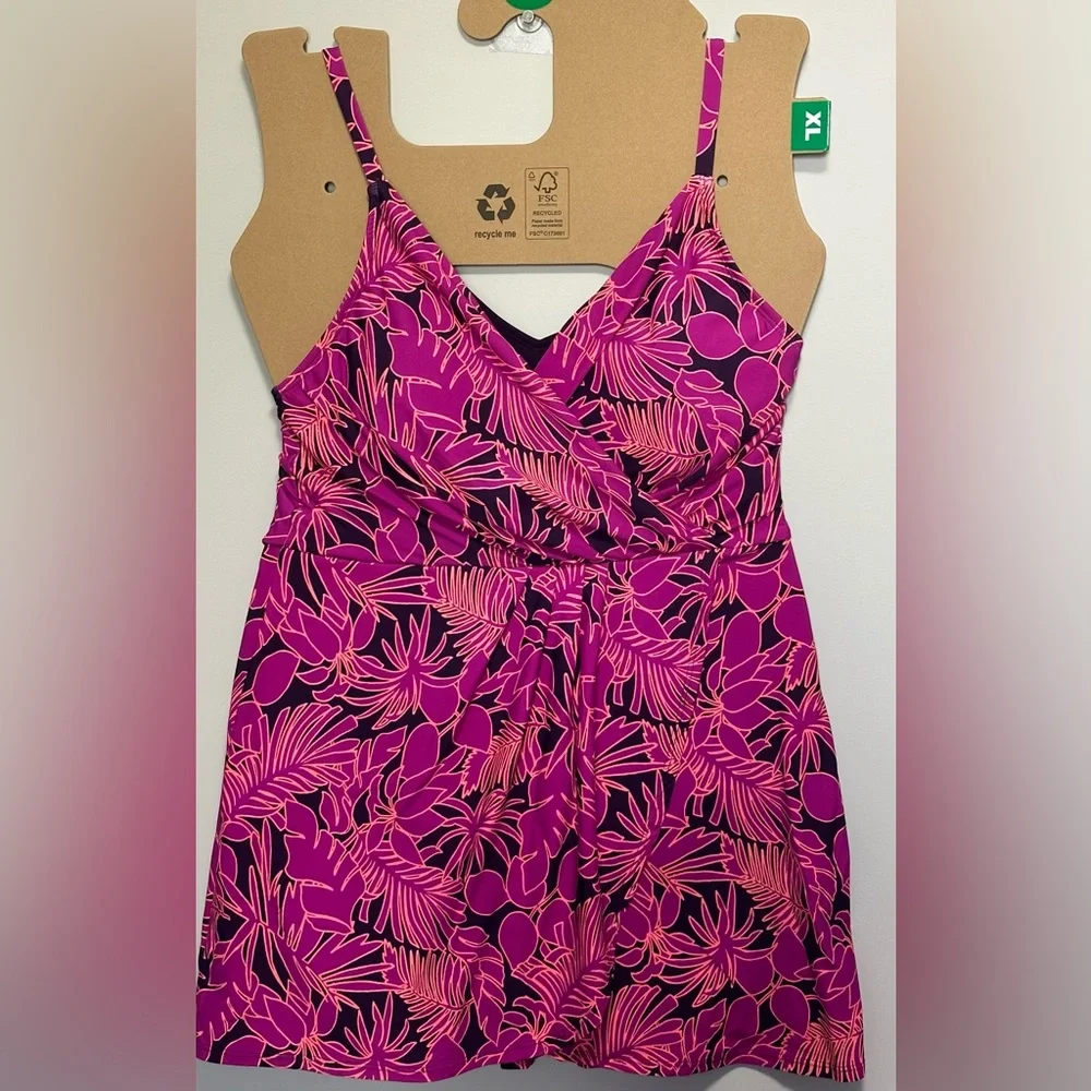 🌊 Lands' End Women's Wrap Swim Dress – Sizes S–XL NWT 🌊 - Picture 4 of 11